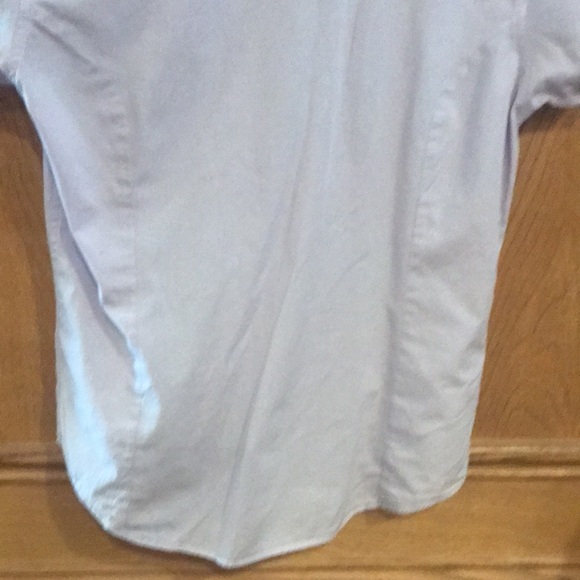 Women’s Light Lavender Short Sleeve Button Up Blouse with collar - Size 6 - Picture 5 of 5